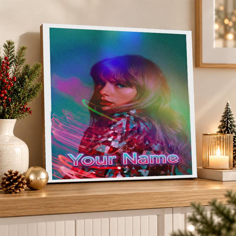 Taylor Swift Custom Name Text 5D Diamond Painting Kit DIY Full Drill Diamond Art Decoration