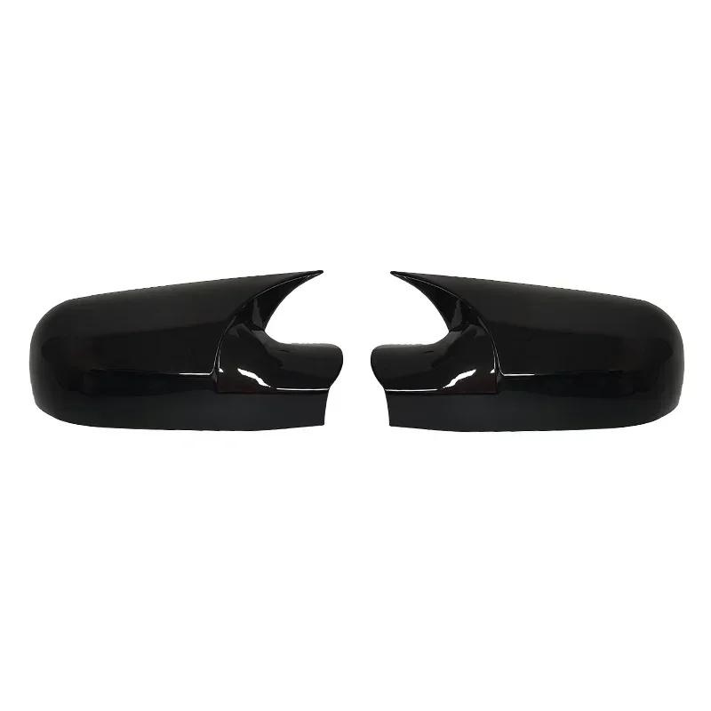 Для Renault Megane 2 MK2 2002-2009 автомобиля, крышка бокового зеркала заднего вида, наклейка на крышку крыла, накладка на наружную дверь, отделка из углеродного волокна, черный