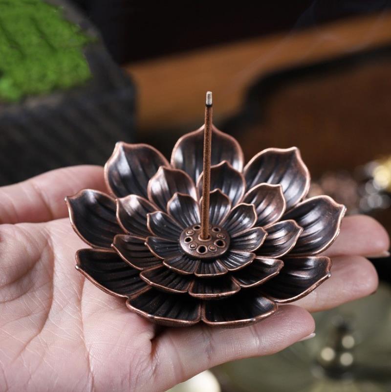 Курильница для благовоний Lotus Porous Thread, Древняя пластина для благовоний для курильницы Buddha, Курильница для сжигания благовоний в помещении