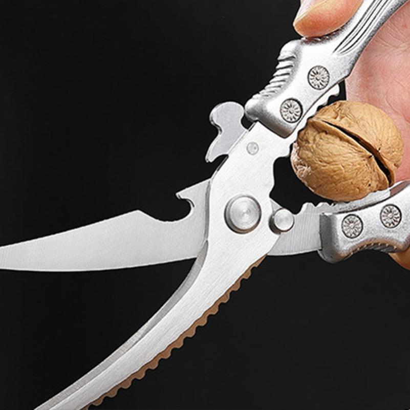Chicken Bone Kitchen Scissors MultiFunctional Shears for Meat Fish Vegetables Walnut Bottle Opener Household Kitchen Accessories5