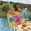 Cartoon B-Blues C-Clues and You Towel Quick Drying Beach Towels Are Suitable For Swimming Pools Camping Yoga And The Gym