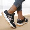 Fashion Women's Shoes New Female Round Head Leopard 2024 Hot Sale Outdoors Casual Comfortable Wear Resistant Non-slip Ladies Shoes