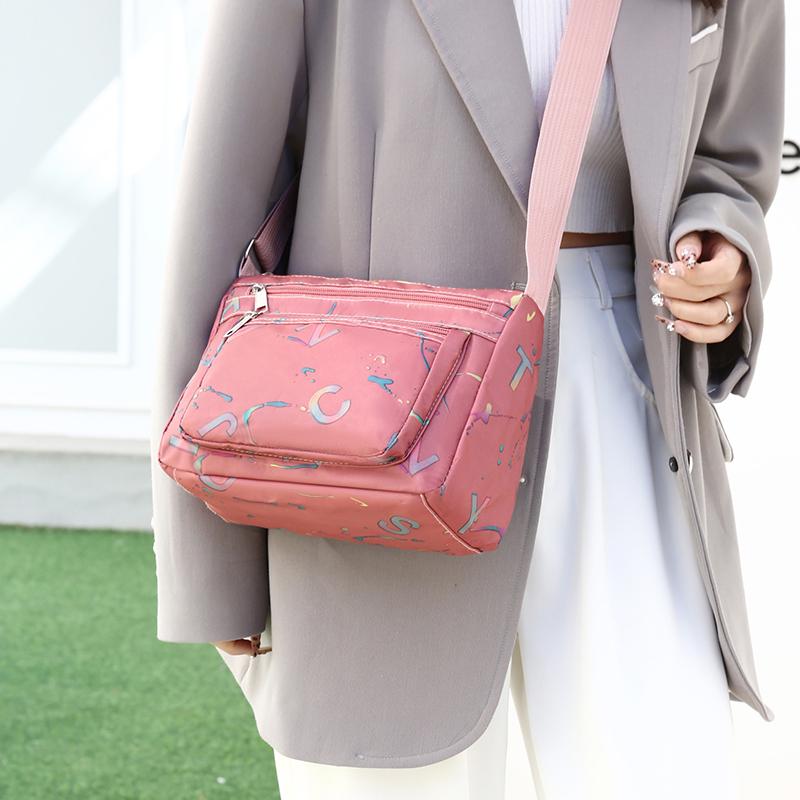 Модная женская сумка-мессенджер с несколькими карманами, высококачественная прочная тканевая сумка, женская легкая нейлоновая сумка через плечо для женщин