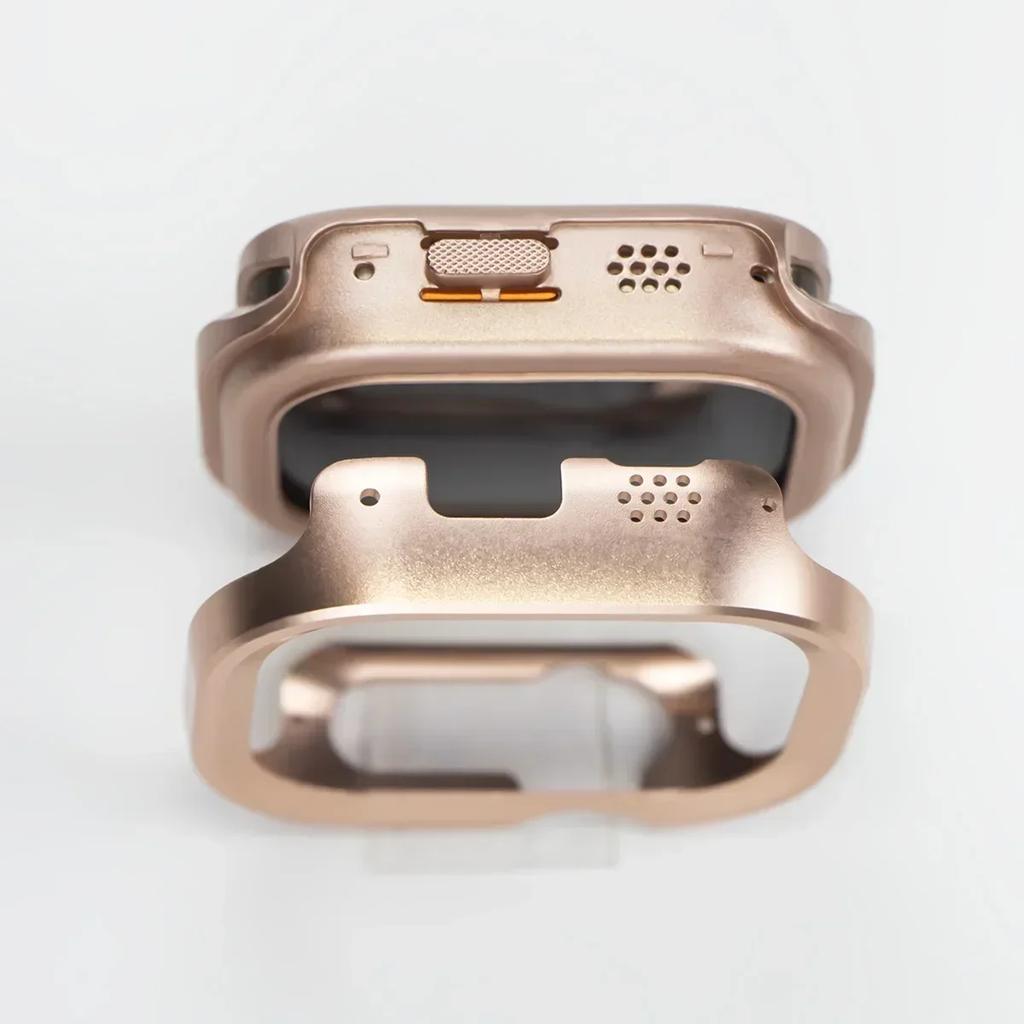 Металлический Чехол для Apple Watch Ultra Корпус 49мм 45мм 41мм 44мм 40мм Бампер Рамка Защитный Корпус для iWatch Серии SE 8 Ultra 7 6 5