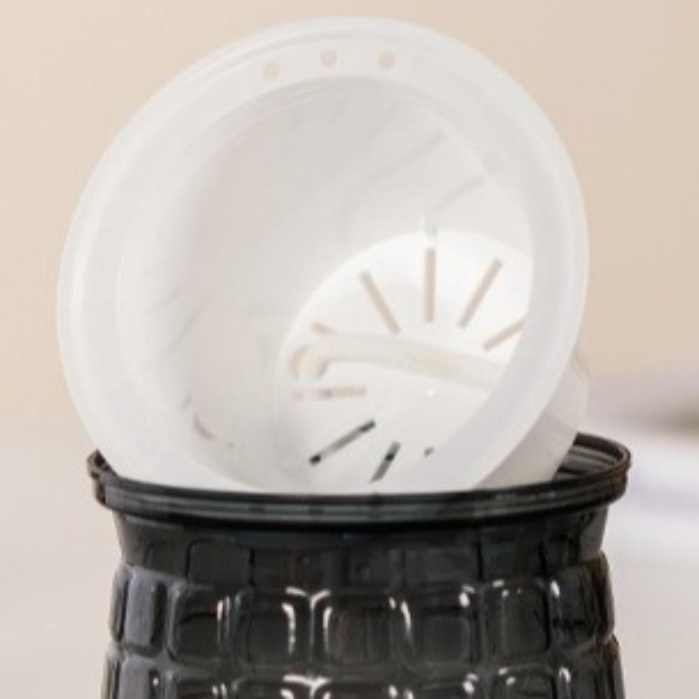 Self Watering Hydroponic Plants Pot Plastic Office Bonsai Decor