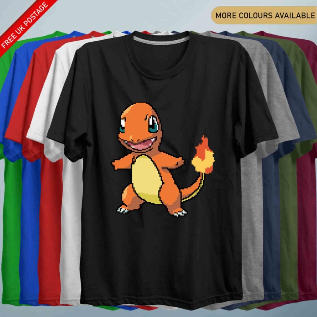 Pixelcha Fun Anime T Shirt Adults Kids Unisexga Top Christmas Gift