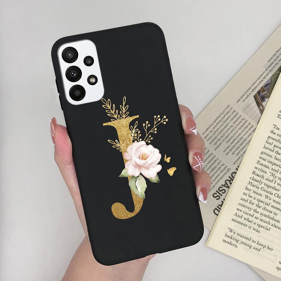 Для Samsung Galaxy A23 4G 5G Чехол Красивые Буквы Силиконовая Задняя Крышка Чехол для Телефона Для SamsungA23 A 23 SM-A236U SM-A235F Чехол Fundas