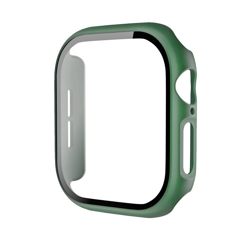 Закаленное стекло+чехол для Apple Watch серии 10 46 мм 42 мм бампер Защитный матовый жесткий чехол для ПК iWatch 42 46 Аксессуары