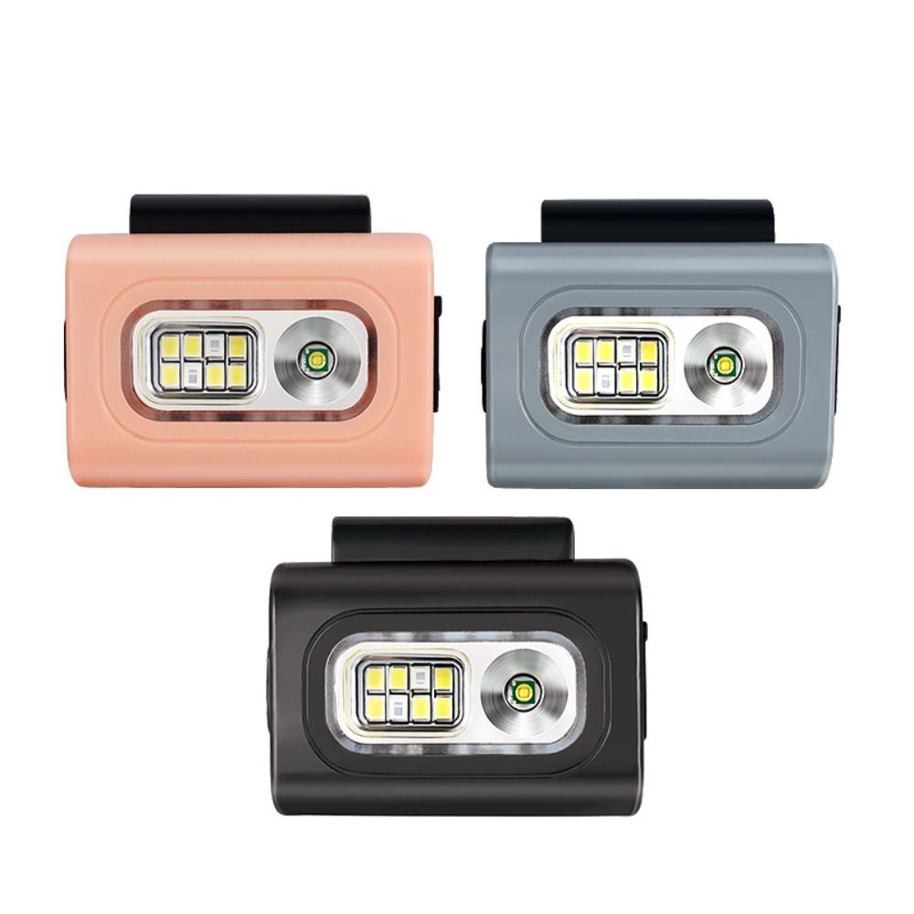 USB-заряжаемый налобный фонарь COB LED, сильный магнитный зажим, светодиодный фонарь для бега с высокой видимостью, водонепроницаемый, сверхдлительное время работы