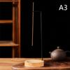 Upside Down Incense Burner Round Incense Tray Wooden Incense Sticks Stand Holder For Yoga Bedroom Office Party Home Decor