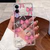 Для Vivo V70 FE 5G Чехол V2550 Прозрачный Роскошный Милый Сердце Любви Кролик Забавный Мягкий Силиконовый ТПУ Чехол для Телефона Для Vivo V70FE Задняя Крышка