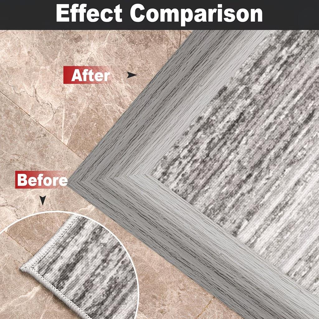 1PC 1mx3cm Floor Transition Strip Self-Adhesive Waterproof PVC Cuttable Wear-resistant Sealing Carpet To Tile Floor Door