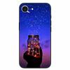 Black Phone Case Cover For Apple iPhone 16e Cases Printed TPU Soft Bumper Shell for iPhone16e 16e 2025 Protection Silicon Covers