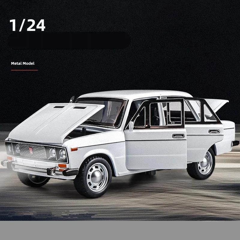1/24  Classic Car Alloy Car Model Diecast Metal Toy Police Vehicles Car Model High Simulation Collection Childrens Gift