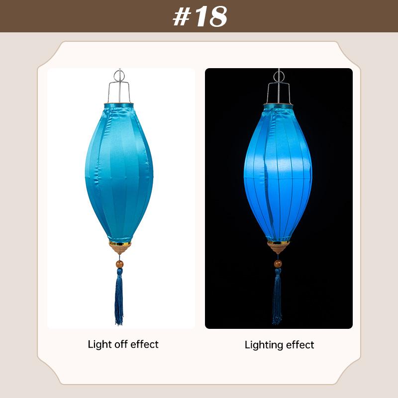 14-дюймовый традиционный фонарь для вечеринки на открытом воздухе шелковый фонарь китайский вьетнамский праздник середины осени весенний новогодний декор украшения