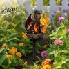 Dragon Lover Gift Ideas Solar Garden Light, Outdoor Gothic Medieval Statue Lamp, Waterproof Lantern Decor Resin Sculpture for Patio Lawn Yard