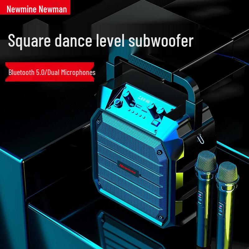 Newsmy K98 Portable Bluetooth Speaker with Dual Microphones (CN version)