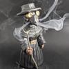 Plague Doctor Incense Burner Halloween Ornament Mr. Mini Crow Statue Effective Stress Anxiety Relief Home Decoration Prop