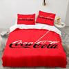 3 шт. Постельное белье Coca с абстрактным рисунком, Идеально для 1 пододеяльника и 2 наволочек, Идеально для Рождественского подарка, Идеально для спальни, Общежития