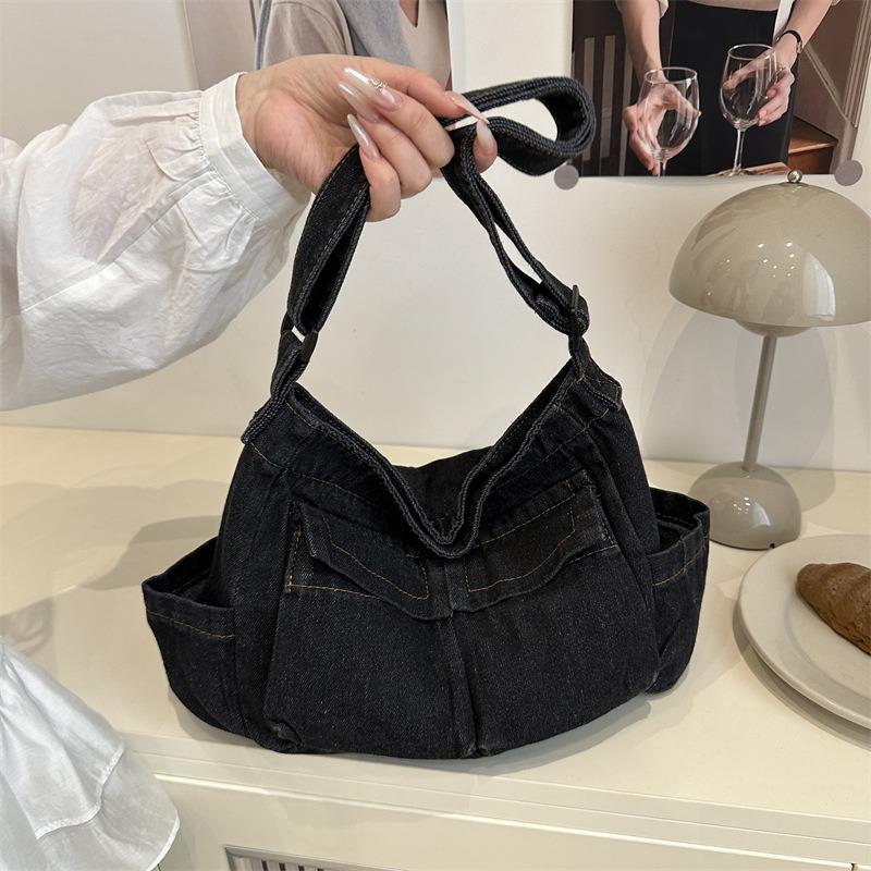 Легкая джинсовая сумка темпераментная женская сумка модная сумка через плечо женская повседневная дорожная сумка-мессенджер
