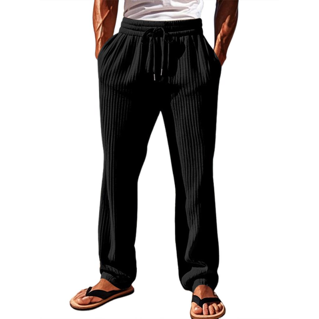 Мужские комбинезоны, повседневные брюки с несколькими карманами и завязками, походные брюки, хлопковые саржевые брюки