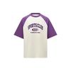 Reebok Color Block Raglan Short Sleeve T-Shirt Unisex Tops Purple 24SRC421UGP2