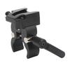 V Lock Battery Adapter with Crab Clamp Aluminum Alloy Mount Accessories for Tripod Light Stand Rod