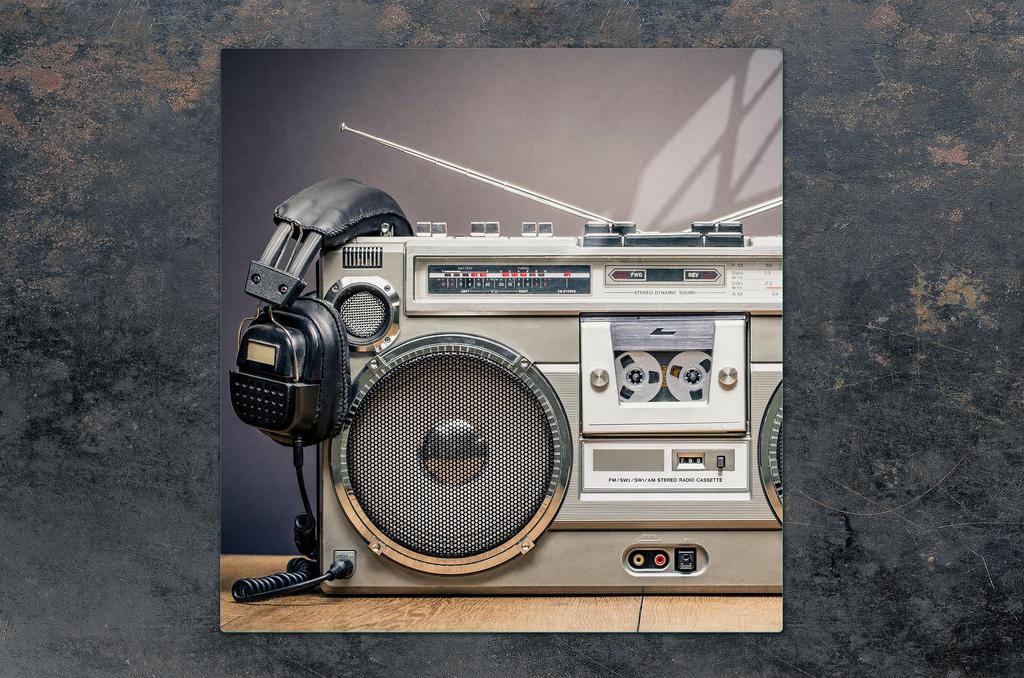 Glass stovetop protector 50x52 Music