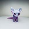 12 см Креативная Мини 3D-печать Милый Сиамский Домашний Кот Игрушка Новая Симуляция Животного Домашний Декор Модель Детский День Рождения Подарок