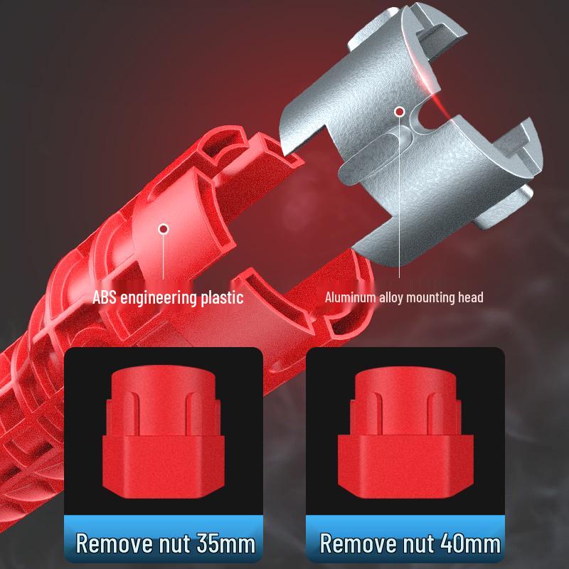 Многофункциональный инструмент восемь-в-одном для сантехники, гаечный ключ для труб и смесителей для ванных комнат