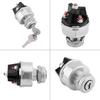 Universal Ignition Switch Assembly with 2 Keys for Car Truck Trailer