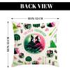 Witch Pillow Covers Broadway Musical Merchandise Elphaba and Glinda Pillow Case Throw Pillow Covers Decorative Pillowcase Cushion Cover with Car