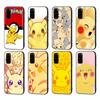 PK11 Lovely Pikachu Black Sofe Case for Samsung Note 20 Lite S24 Ultra S23 A03 A05 A06 A11 A71 A15 A16 A13 A24 A25 A33 A52 A53 A50 M55 M35 Plus