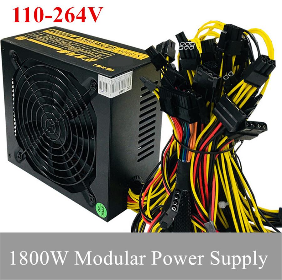1800W Modular Mining PSU 110-264V W/ Fan