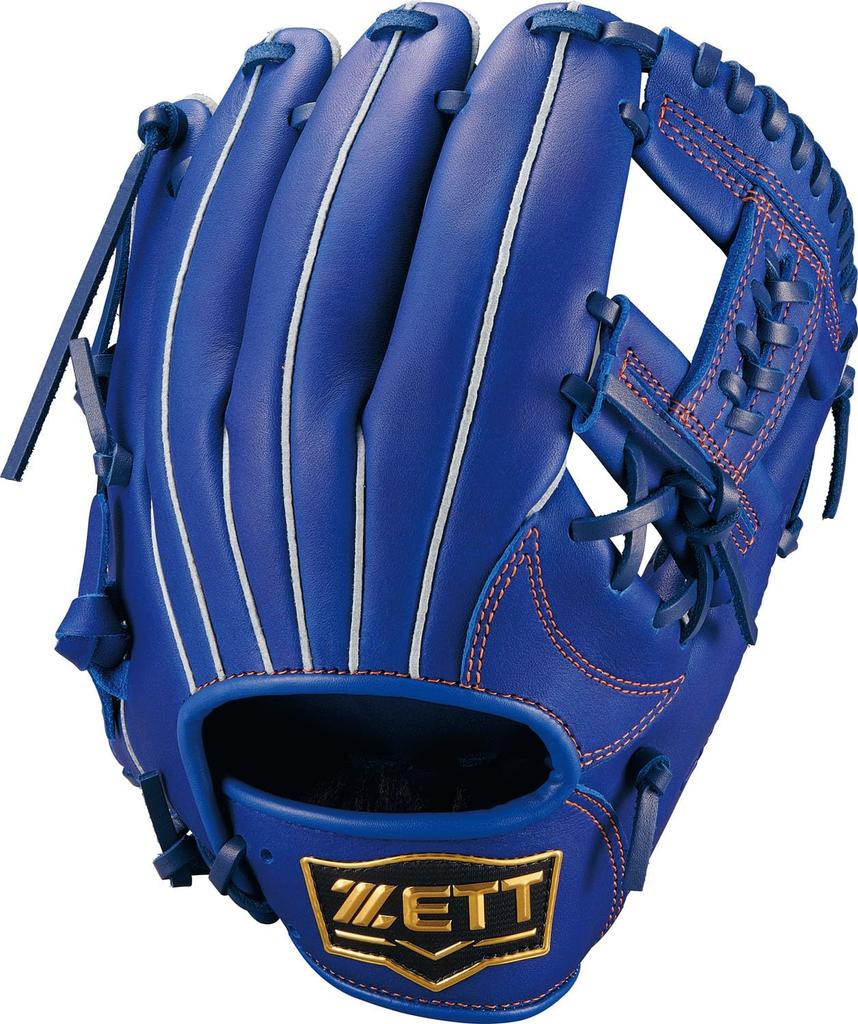 ZETT Youth Baseball Soft Royal Blue BJG742630 Glove, Steer, All-Around, Left-Handed Throw, (2500), Size M,