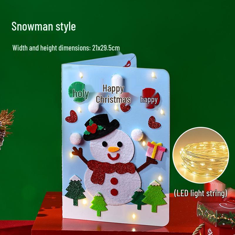 DIY Christmas Card Kit for Kids - Creative Handmade Greeting Supplies