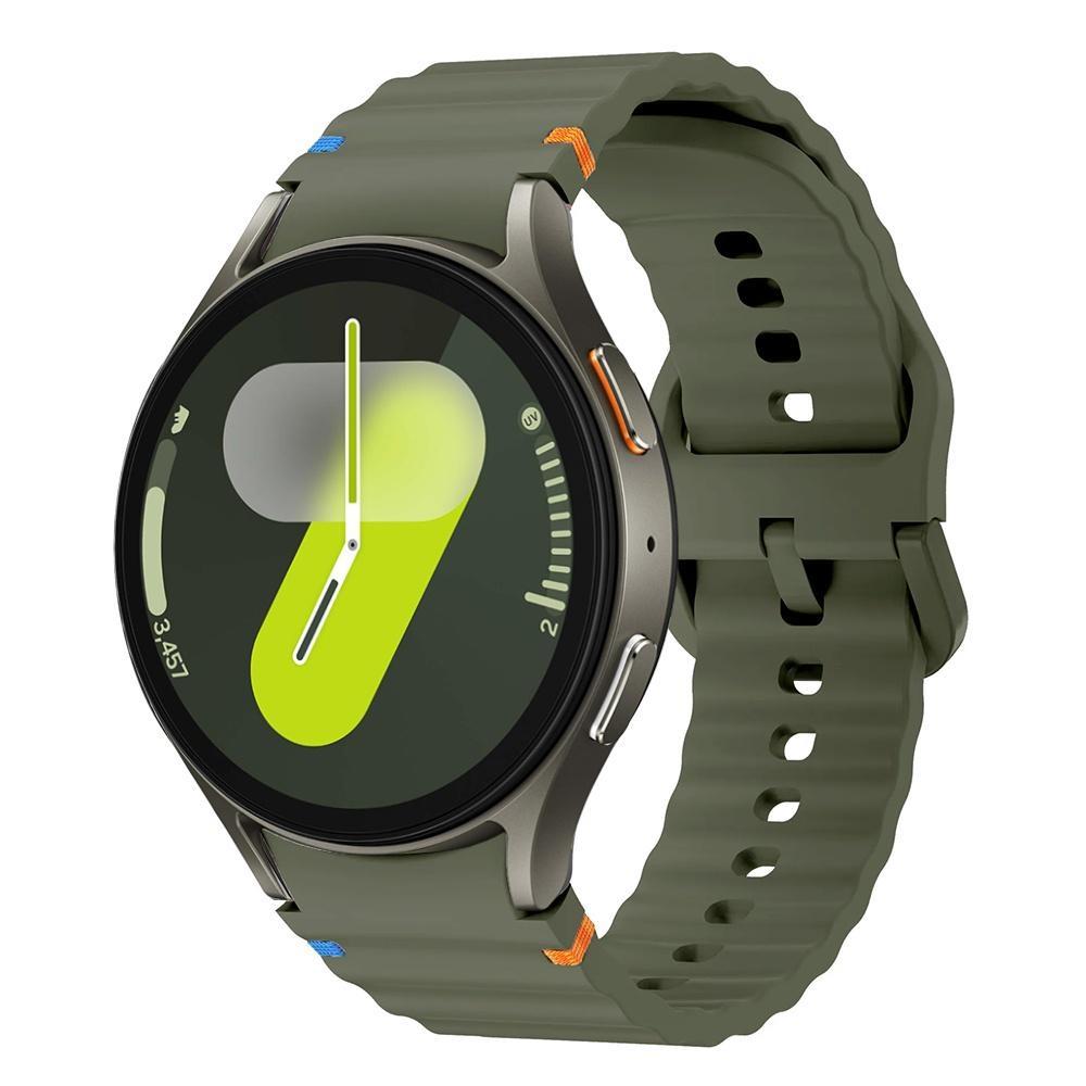 Ремешок No Gaps для Samsung Galaxy Watch 7 6 5 4 44 мм 40 мм Watch FE 40 мм Watch 6 Classic 4 Классический мягкий спортивный силиконовый ремешок для Galaxy Watch 5 Pro 45 мм