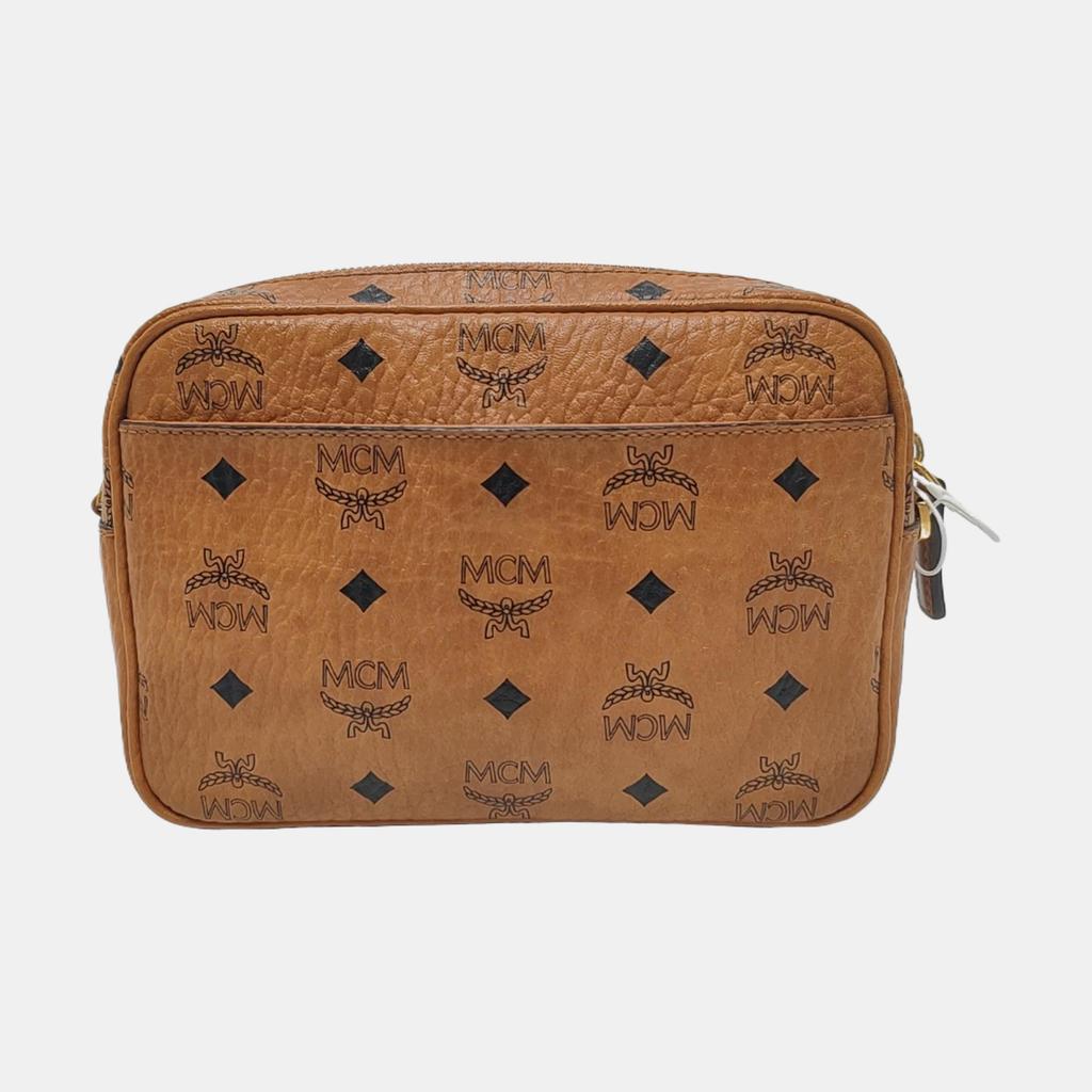 [Pre-Owned] Classic Monogram Zip Leather Camera Bag - Very Good #1Y4OA9