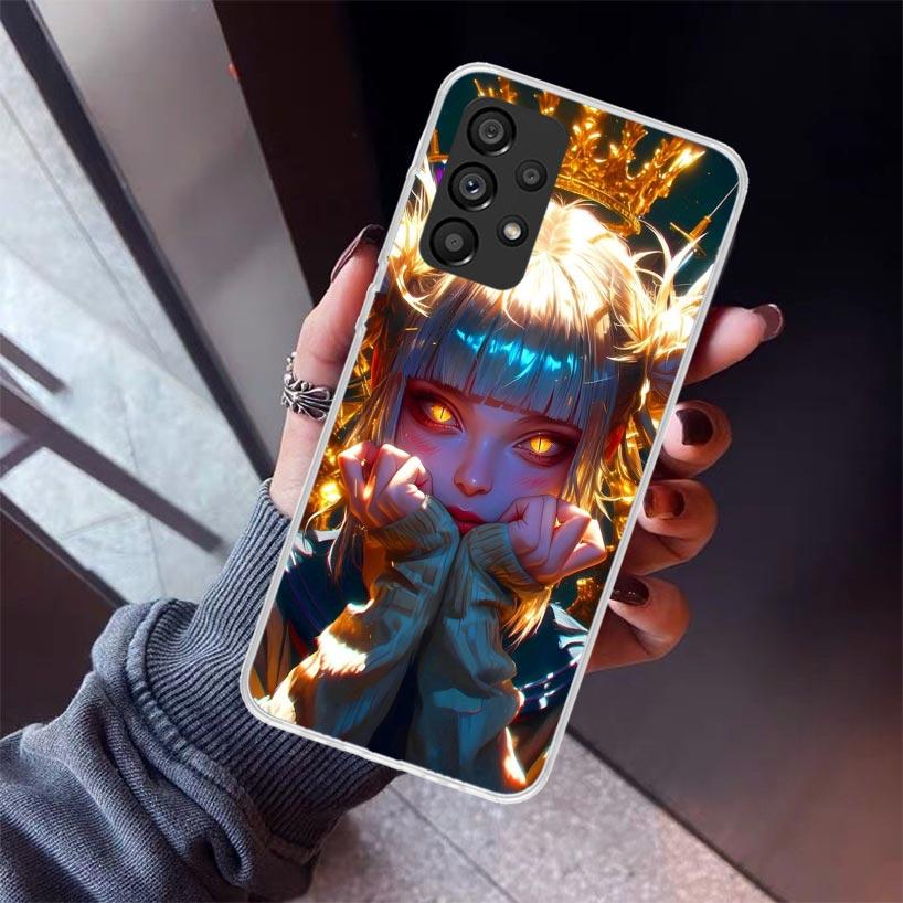Himiko Toga My Hero Phone Case For Samsung Galaxy A52 A51 A50S A32 A22 A12 A02S A72 A71 A31 A70 A30S Note 20 Ultra 10 Plus S10 G
