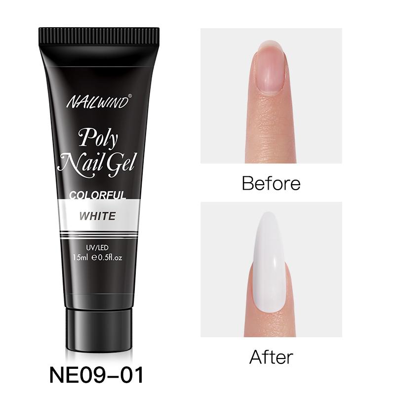 NAILWIND Poly Nail Gel For Nail Extension Finger Quick Building Gel 21 Colors Poly Nail Gels Extensions Acrylic Gel Polish Nail Art