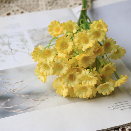 Искусственный букет цветов на гибких стеблях, реалистичные шелковые искусственные цветы для декора дома в лесном стиле, не требующие ухода, свадебные композиции