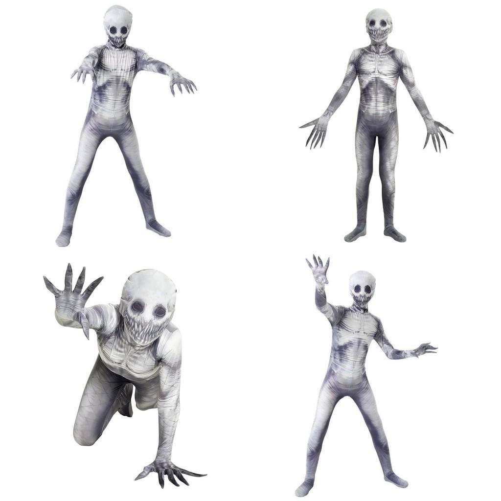 Костюм на Хэллоуин 'Грабли' Morphsuit Косплей Костюм Дети Взрослые Крипипаста Реквизит Ужас