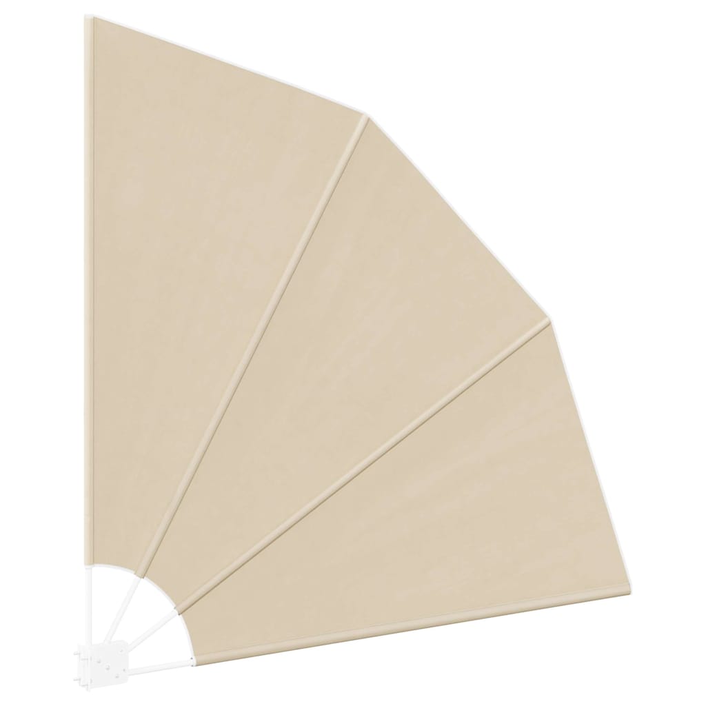 Balcony Privacy Screen 140 x 140 cm Polyester Beige