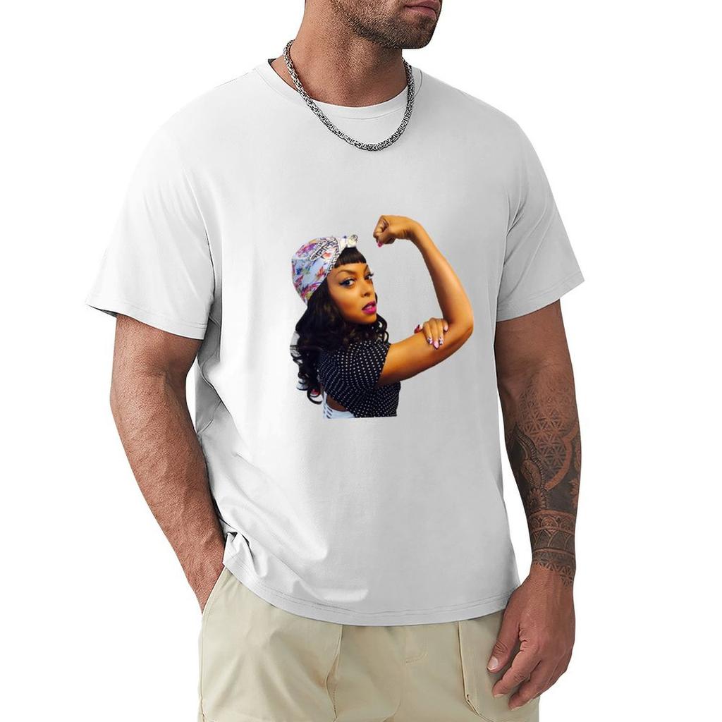 Taraji P Henson We Can Do It Tshirt Outdoor Work Short Sleeve Top