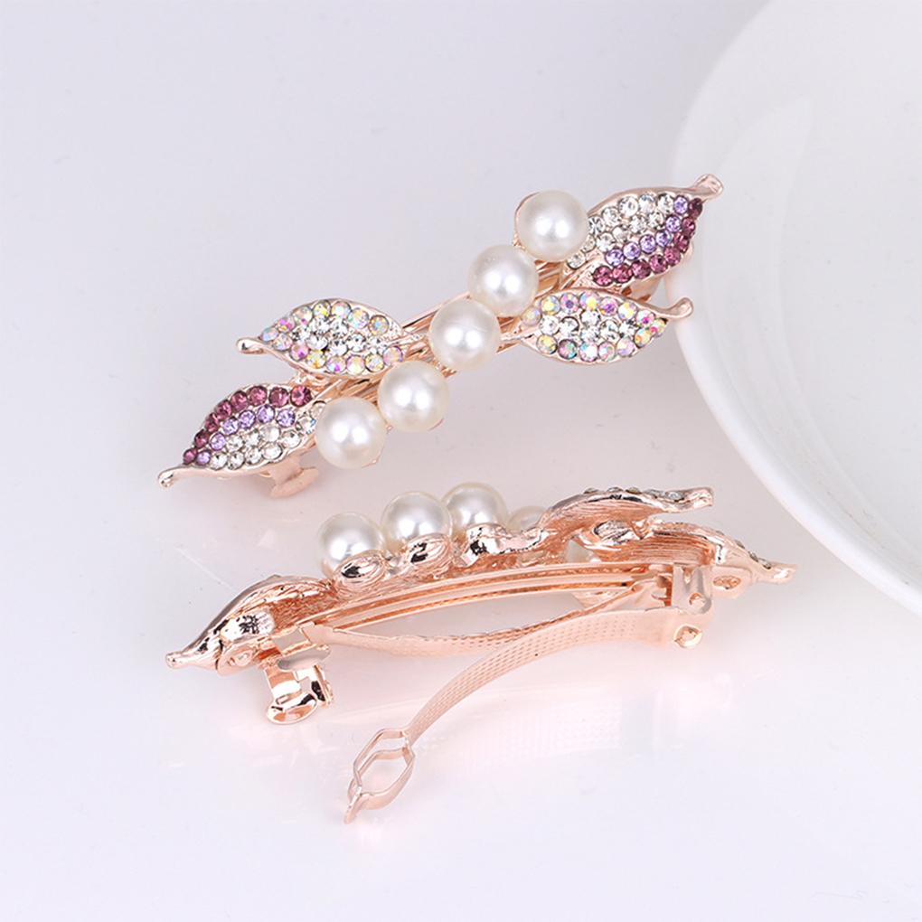 Хрустальная жемчужная заколка для волос Праздничная Свадебная Помолвочная Декорация Модная Заколка для волос Портативные Аксессуары для Девочек Женщин