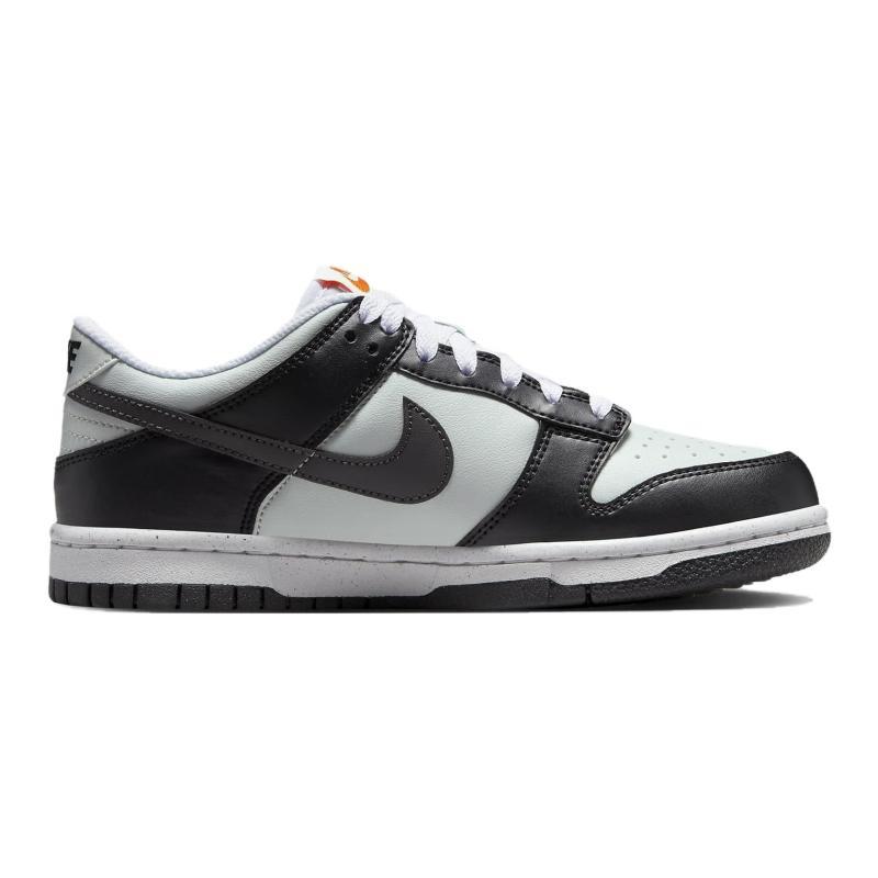 Nike Dunk Low Черный Яркий Мандарин Мини Свуш GS Кроссовки FN7784-001