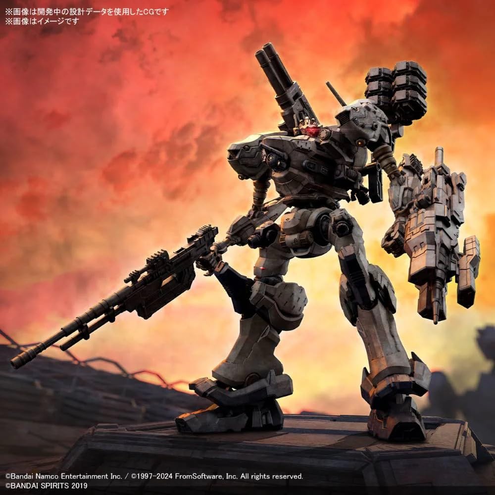 30MM ARMORED CORE VI FIRES OF RUBICON RaD ORBITER Nightfall Пластиковая модель в наборе CC-2000 Предварительно окрашенная