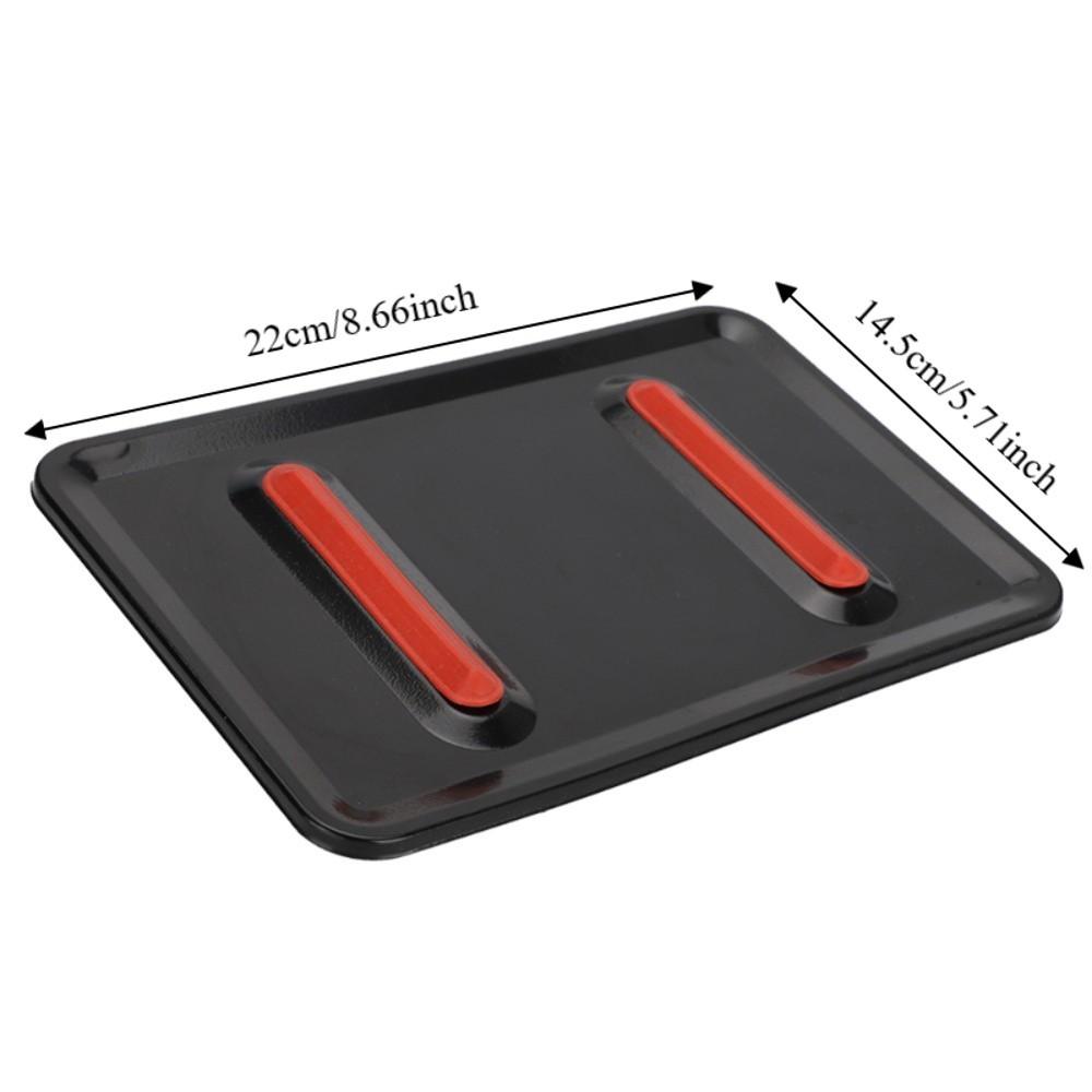 2pcs Metal Iron Rest Pad Black Iron Tray Pad Iron Insulation Board Ironing Machine Accessories