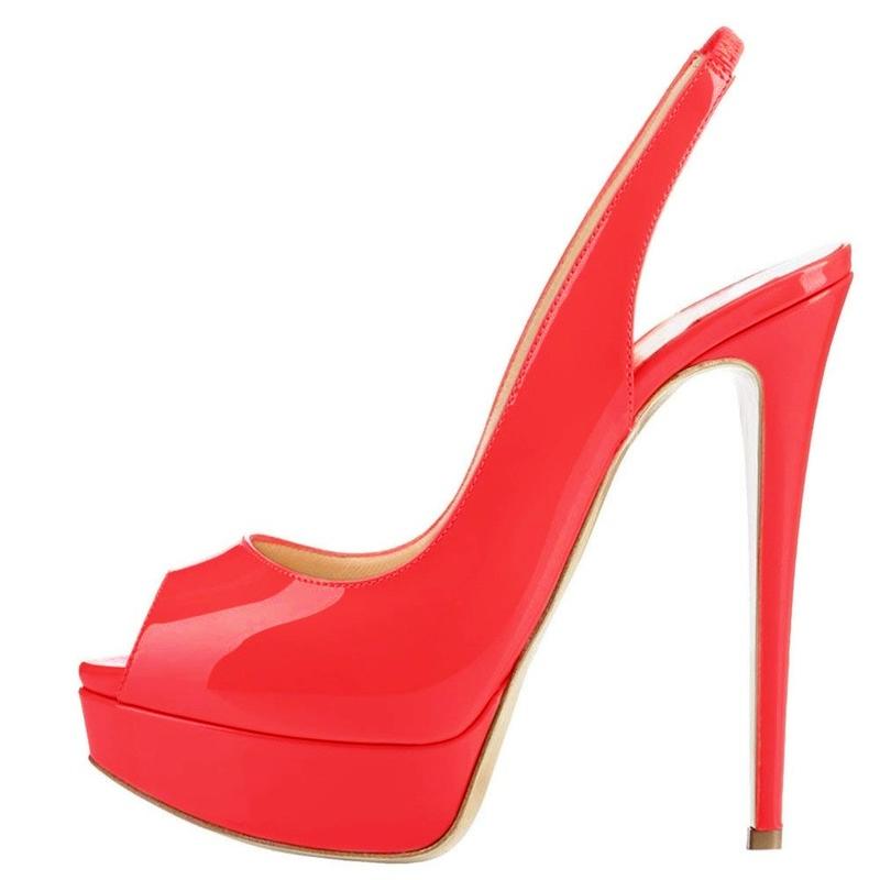 Женские босоножки сексуальные 14 см супер высокие каблуки с открытым носком на платформе босоножки гладиаторские вечерние платья красные свадебные туфли обувь