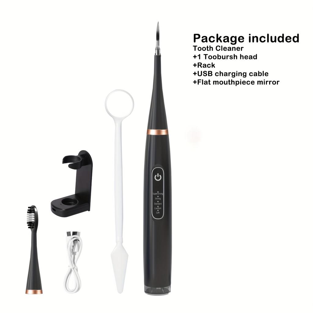 Продвинутый электрический инструмент для чистки зубов - Мощный удалитель зубного камня и ластика зубного налета без усилий устраняет пятна от курения